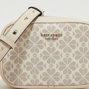 Kate Spade New York Medium Infinite Spade Flower Coated Canvas Camera Bag